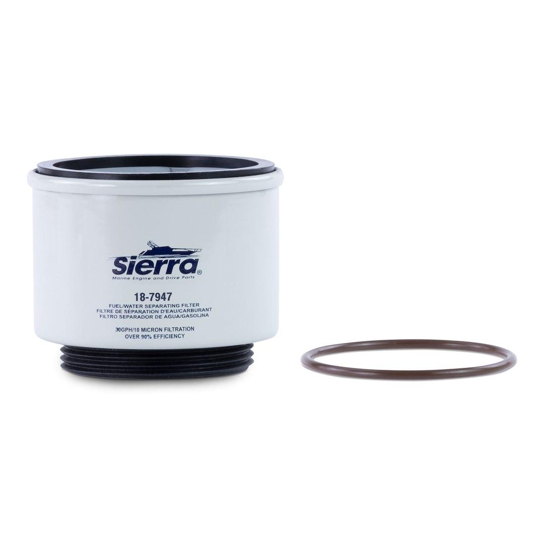 SIERRA 18-7947 FUEL FILTER 10 MICRON, 10 Micron Element; Fuel Injected Engines - High quality product image showing SIERRA 18-7947 FUEL FILTER 10 MICRON, 10 Micron Element; Fuel Injected Engines details and features