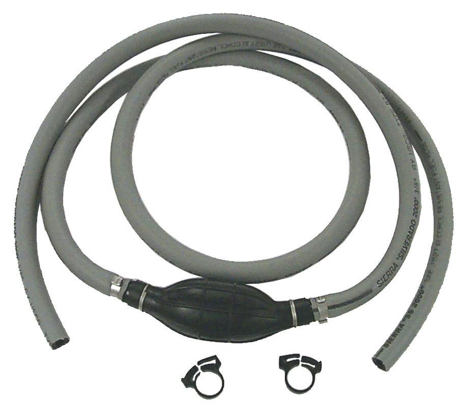 SIERRA 18-8015S-1 FUEL LINE ASSEMBLY-UNIVERSAL-NON EP, Universal; 8 Foot Length; 3/8 Inch Inside Diameter; With Non-EPA Primer Bulb - High quality product image showing SIERRA 18-8015S-1 FUEL LINE ASSEMBLY-UNIVERSAL-NON EP, Universal; 8 Foot Length; 3/8 Inch Inside Diameter; With Non-EPA Primer Bulb details and features