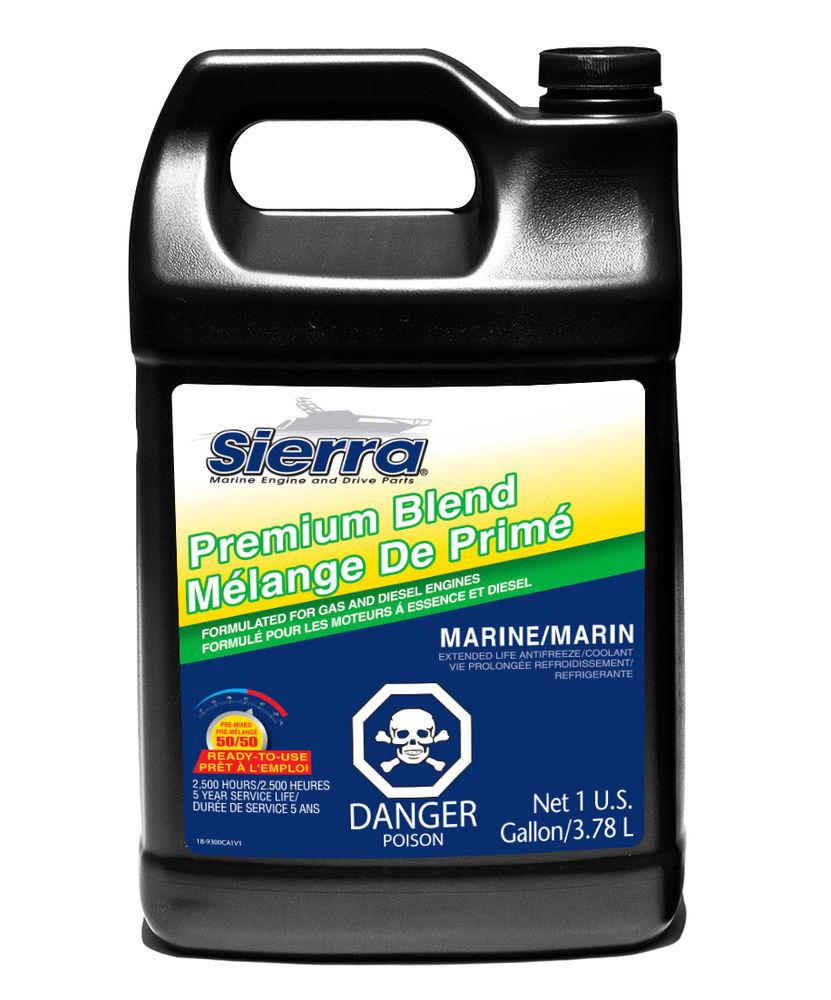 SIERRA 18-9300C ENGINE COOLANT GAL (CANADA), Pre-Mixed 50-50; Red/ Orange; Service Life Of Up To 5 Years Or 2 500 Hours; 1 Gallon Jug; Single; With English/ French Language Packaging - High quality product image showing SIERRA 18-9300C ENGINE COOLANT GAL (CANADA), Pre-Mixed 50-50; Red/ Orange; Service Life Of Up To 5 Years Or 2 500 Hours; 1 Gallon Jug; Single; With English/ French Language Packaging details and features
