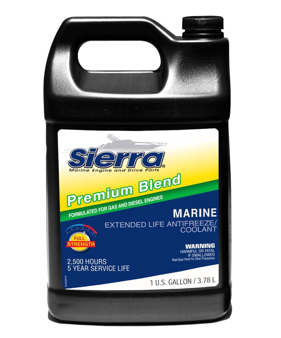 SIERRA 18-9320C ENGINE COOLANT GAL (CANADA), Full Strength; Clear Red/ Orange; Service Life Of Up To 5 Years Or 2 500 Hours; 1 Gallon Jug; Single; With English/ French Language Packaging - The Twister Group Tools product