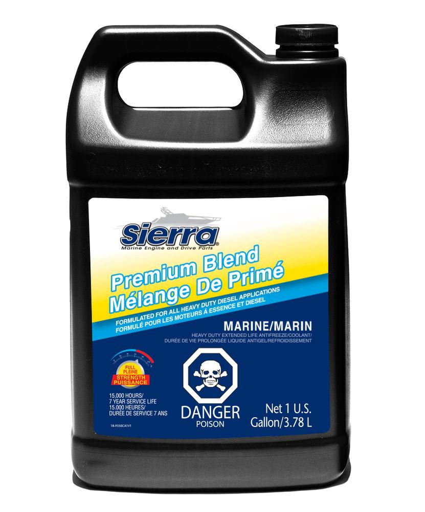 SIERRA 18-9350C HEAVY DUTY EXTENDED LIFE COOLANT/AN, Full Strength; Yellow; Service Life Of Up To 7 Years Or 15 000 Hours; 1 Gallon Jug; Single; With English/ French Language Packaging - High quality product image showing SIERRA 18-9350C HEAVY DUTY EXTENDED LIFE COOLANT/AN, Full Strength; Yellow; Service Life Of Up To 7 Years Or 15 000 Hours; 1 Gallon Jug; Single; With English/ French Language Packaging details and features