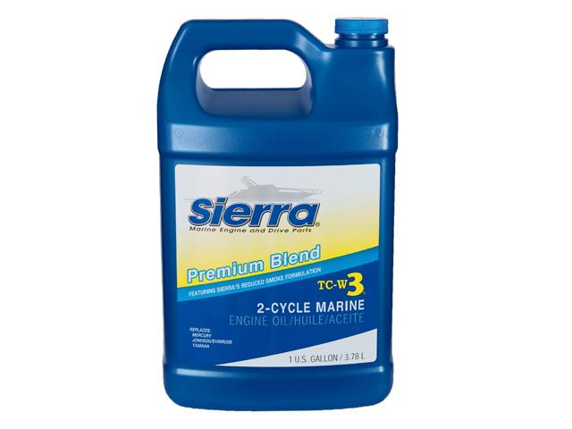 SIERRA 18-9500-3 2 CYCLE OIL PREMIUM - GAL, Used For 2-Stroke Engines; Marine Oil; Premium Blend; 1 Gallon Jug; Single; NMMA Certified - High quality product image showing SIERRA 18-9500-3 2 CYCLE OIL PREMIUM - GAL, Used For 2-Stroke Engines; Marine Oil; Premium Blend; 1 Gallon Jug; Single; NMMA Certified details and features