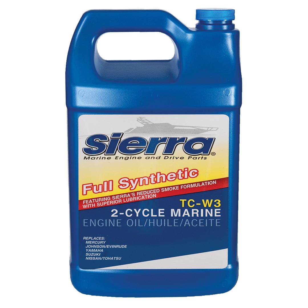 SIERRA 18-9540-3 Full Synthetic 2-Stroke Outboard Engine Oil - 1 Gallon - The Twister Group Tools product
