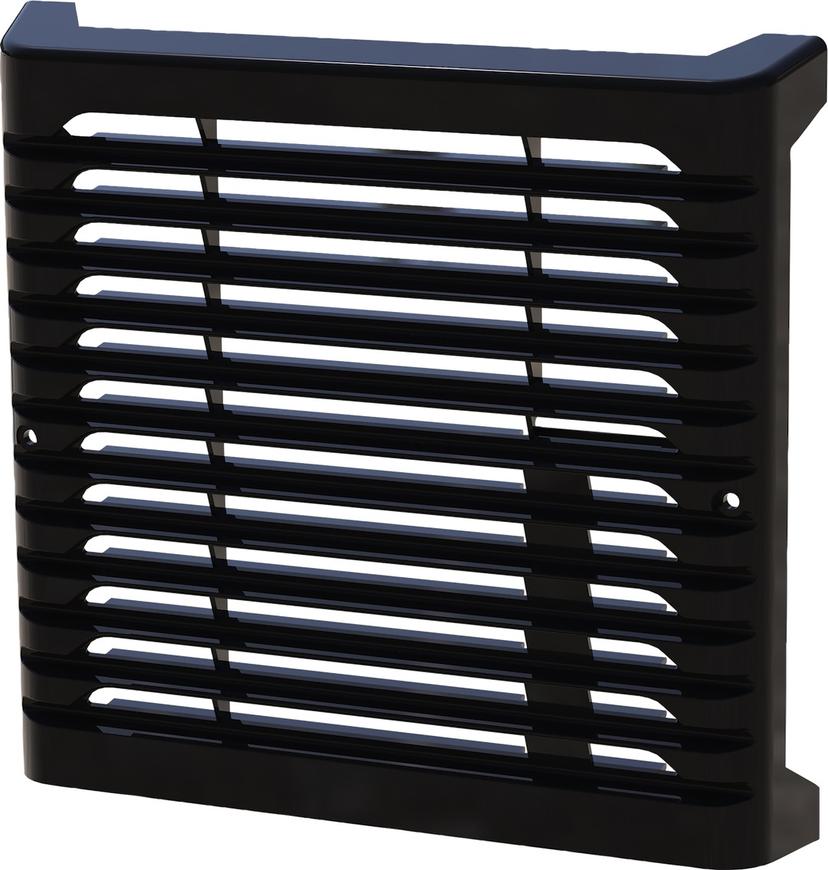 SUBURBAN 031504BK GRILLE/LABELS, For Use With NT-SEQ Series Furnace; Black; Composite Plastic; With Black Screws