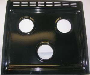 SUBURBAN 101997BK SUBURBAN MAIN TOP- BLACK, Replacement Slide In Top For Suburban 3 Burner Ranges SR3/ SC3/ SRN3/ SRNA3/ SCN3 and SCNA3; Black - High quality product image showing SUBURBAN 101997BK SUBURBAN MAIN TOP- BLACK, Replacement Slide In Top For Suburban 3 Burner Ranges SR3/ SC3/ SRN3/ SRNA3/ SCN3 and SCNA3; Black details and features