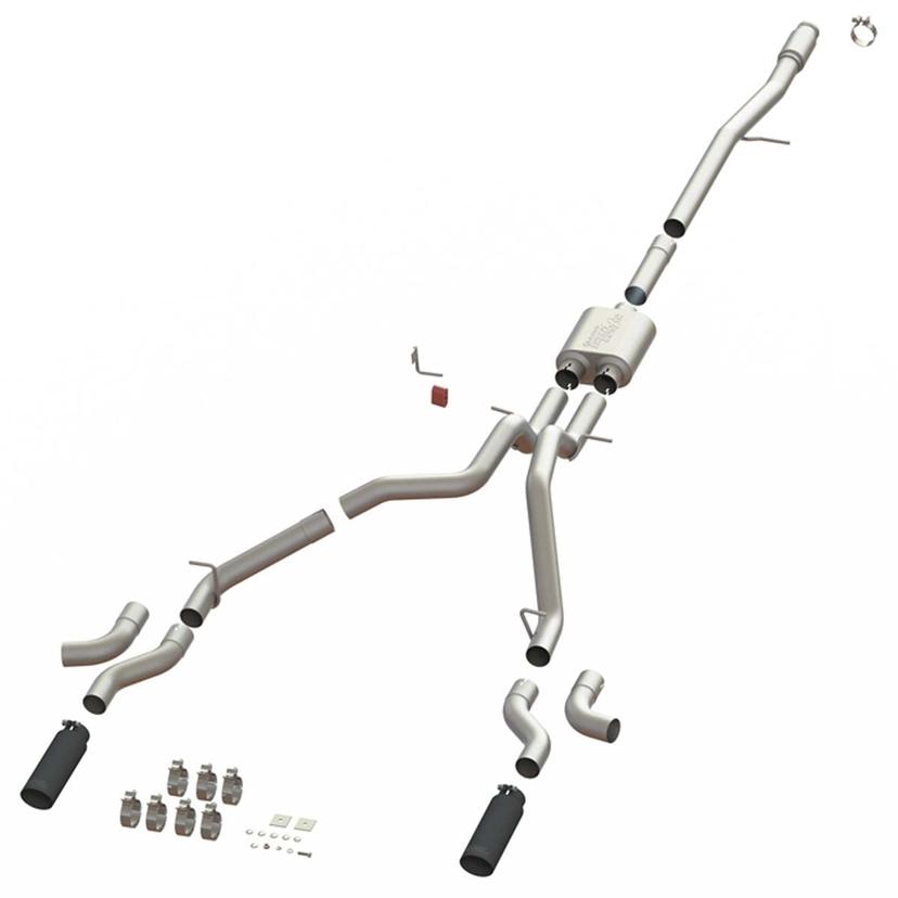SPEEDFX 50101 Exhaust System Kit; MaxFlow Xtreme Cat Back System; 304 Stainless Steel; With MaxFlow Xtreme Muffler