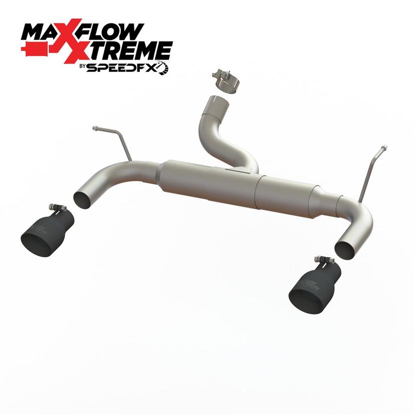 SPEEDFX 50600 AXLE-BACK EXHAUST SYSTEM JEEP JK