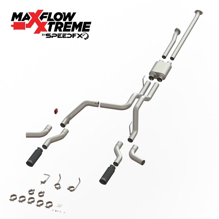 SPEEDFX 50800 MaxFlow Xtreme Cat Back Performance Exhaust System Tundra 2009-2021