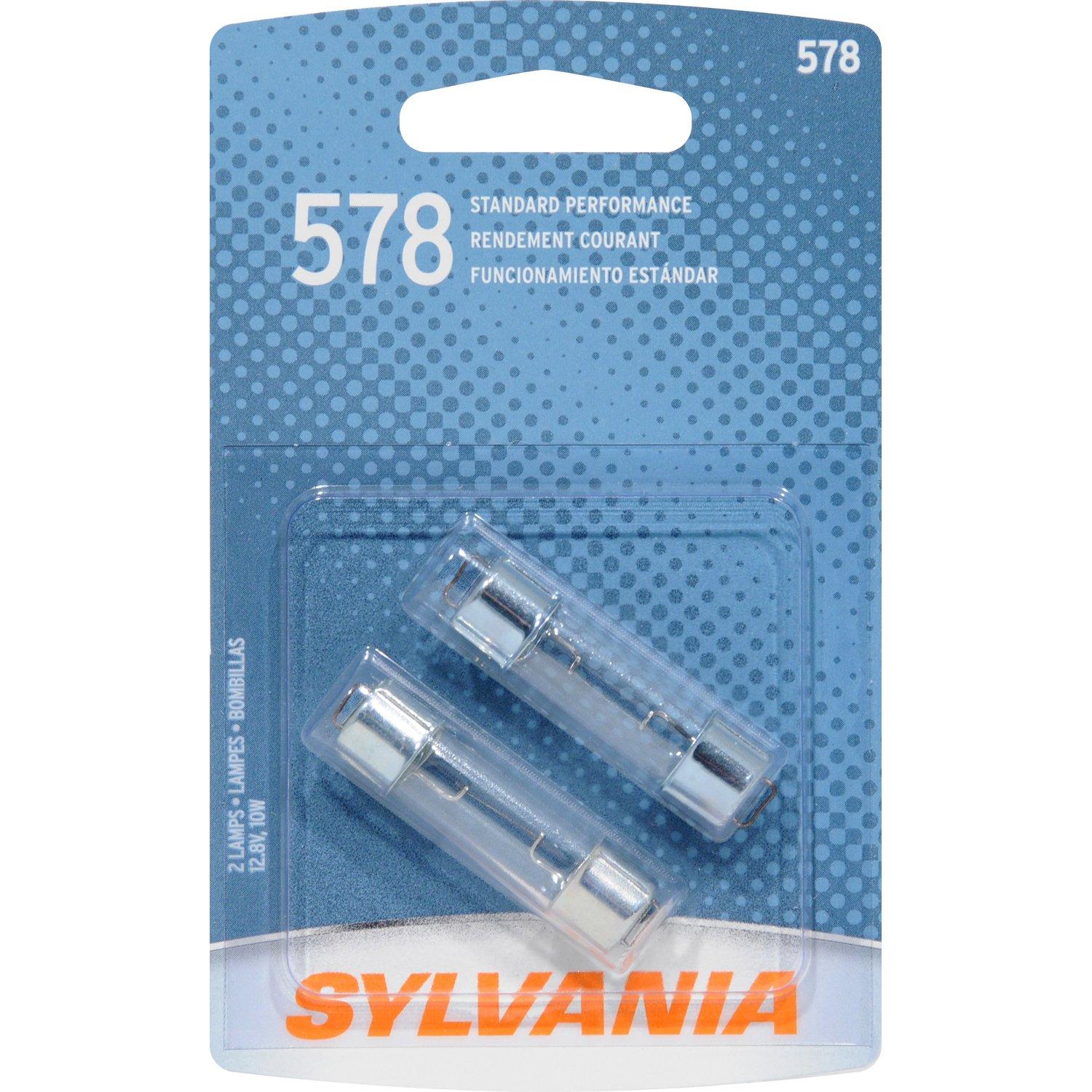 SYLVANIA 578.BP2 578 Basic Miniature Bulb (Contains 2 Bulbs) - High quality product image showing SYLVANIA 578.BP2 578 Basic Miniature Bulb (Contains 2 Bulbs) details and features