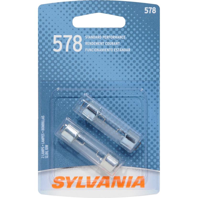 SYLVANIA 578.BP2 578 Basic Miniature Bulb (Contains 2 Bulbs)