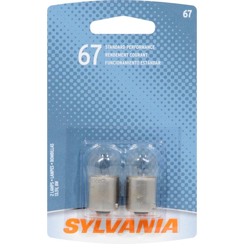 SYLVANIA 67.BP2 67 Basic Miniature Bulb (Contains 2 Bulbs)