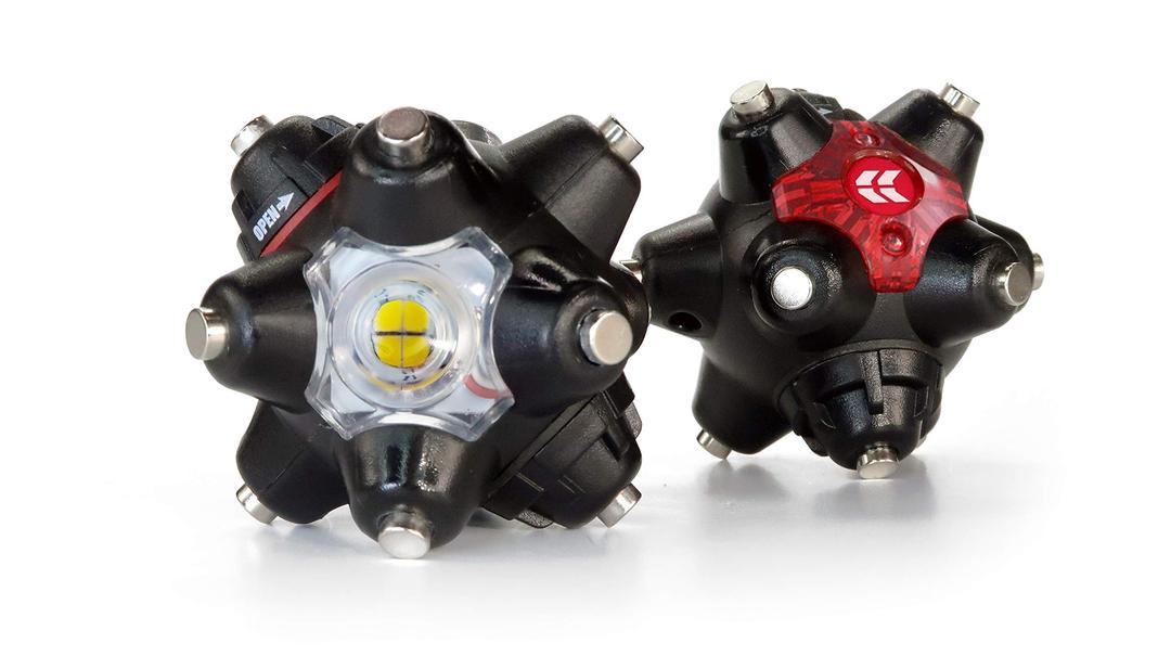 STKR 00107 Flashlight; Light Mine Professional; Magnetic; LED; Clear Lens; With High/ Low Beams/ Flashing Hazard/ Red Light Modes; Black Housing; ABS Plastic; Uses AAA Battery; 250 Lumens; With AAA Batteries - The Twister Group Tools product