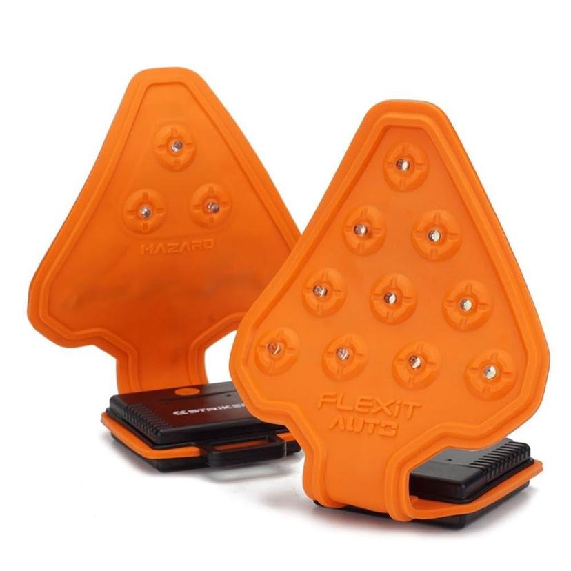 STKR 00344 FLEXIT Auto- 200 Lumen LED Flexible Safety Flashlight, Orange/Black