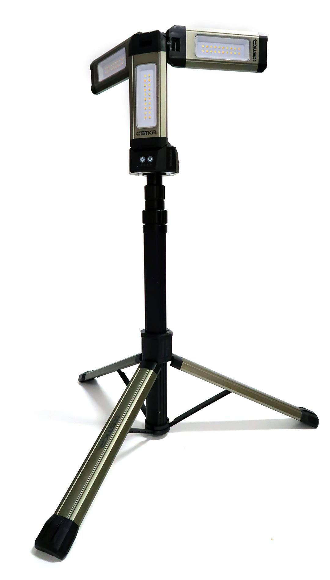 STKR 12681 Tri-Mobile with Tripod - 2000 Lumen Area Work Light, Black - The Twister Group Tools product