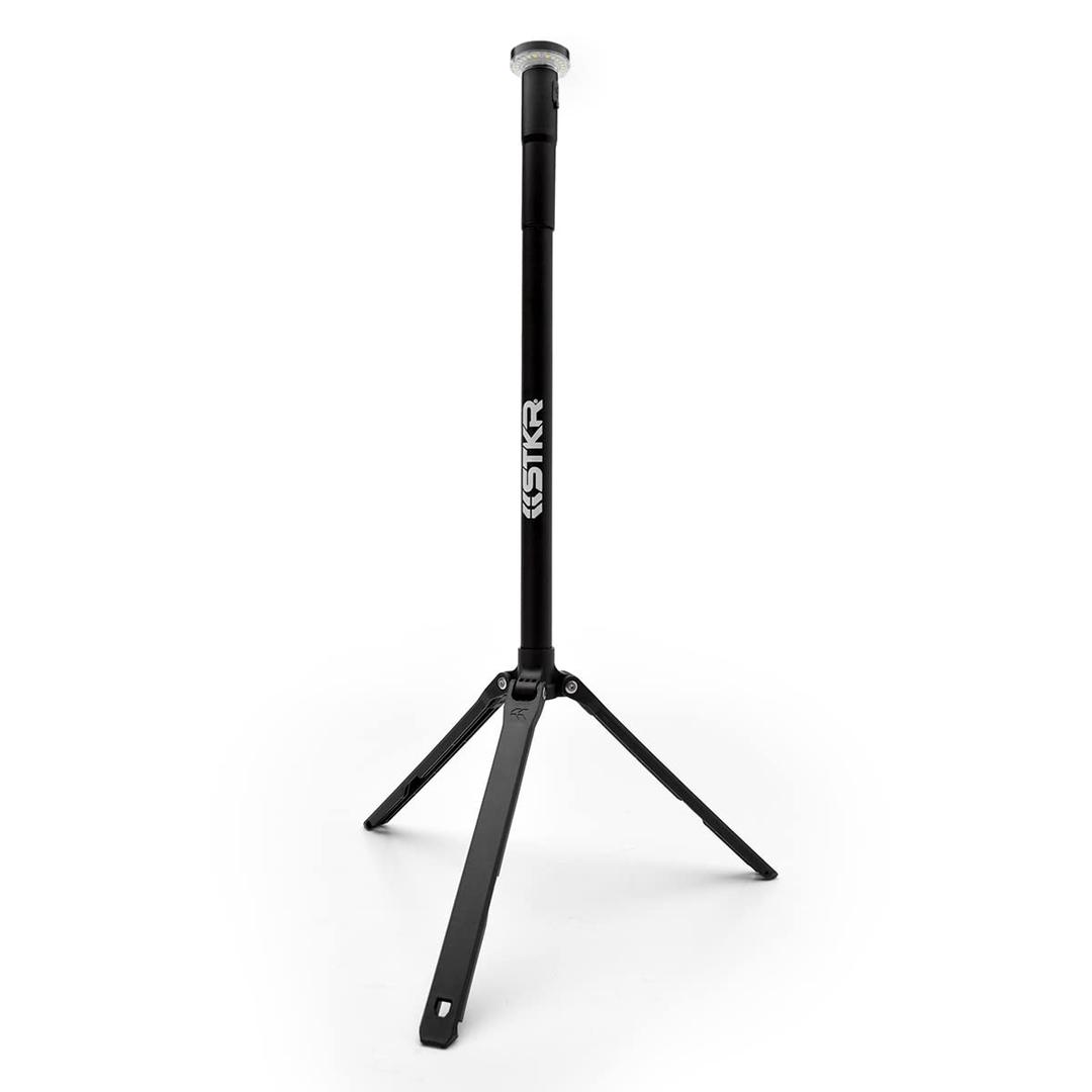 STKR 14206 FLI Telescoping Area Light- 6.5 ft Extension, Black - The Twister Group Tools product