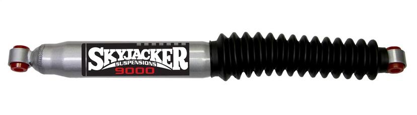 SKYJACKER 9000 Steering Stabilizer; Extended Length 23.9in; Collapsed Length 14.35in; Silver w/Black Boot