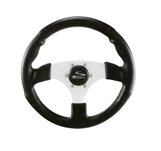 SCHMITT MARINE PU013104R FANTASY STEERING WHEEL BLACK - High quality product image showing SCHMITT MARINE PU013104R FANTASY STEERING WHEEL BLACK details and features