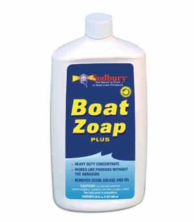 SUDBURY 810 Boat Deck Cleaner; Boat Zoap Plus; Use To Remove Scum/ Smudges/ Oil/ Grease; 32 Ounce Bottle - High quality product image showing SUDBURY 810 Boat Deck Cleaner; Boat Zoap Plus; Use To Remove Scum/ Smudges/ Oil/ Grease; 32 Ounce Bottle details and features