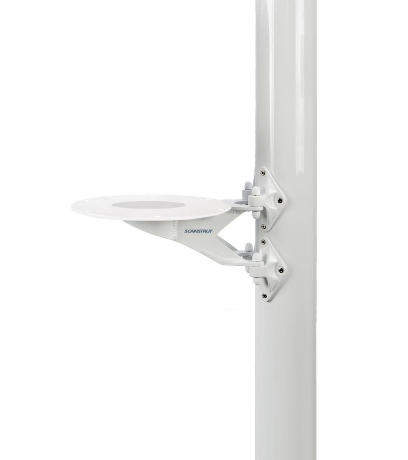 SCANSTRUT CAM-MM-02 AMERA MAST MOUNT, For Use With Flir M100/ Flir M200/ Flir M132/ Flir M232/ IRIS-s118/ IRIS-s290/ IRIS-s295/ IRIS-s390/ IRIS-s395/ IRIS-s418 Cameras; Mast Mount; White; Aluminum; 7.4 Inch Width x 3.74 Inch Height - High quality product image showing SCANSTRUT CAM-MM-02 AMERA MAST MOUNT, For Use With Flir M100/ Flir M200/ Flir M132/ Flir M232/ IRIS-s118/ IRIS-s290/ IRIS-s295/ IRIS-s390/ IRIS-s395/ IRIS-s418 Cameras; Mast Mount; White; Aluminum; 7.4 Inch Width x 3.74 Inch Height details and features
