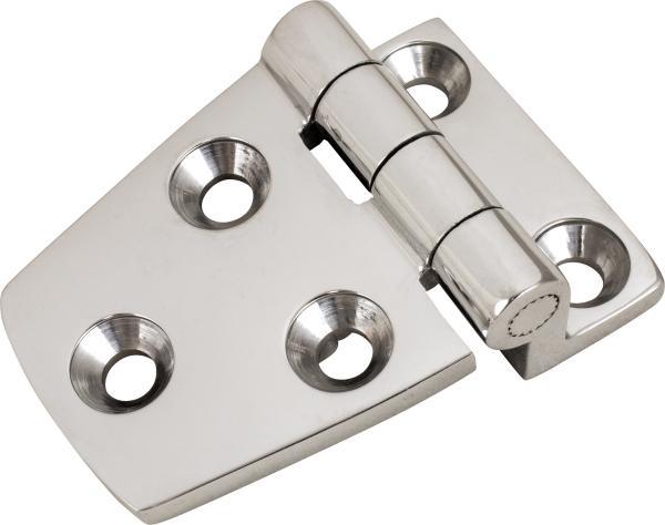 SEA-DOG 205350-1 STAINLESS STEEL OFFSET HINGE, 5/16 Inch Offset Hinge; 2-1/8 Inch Length x 1-1/2 Inch Width; 316 Stainless Steel; Surface Mount; Single - The Twister Group Tools product
