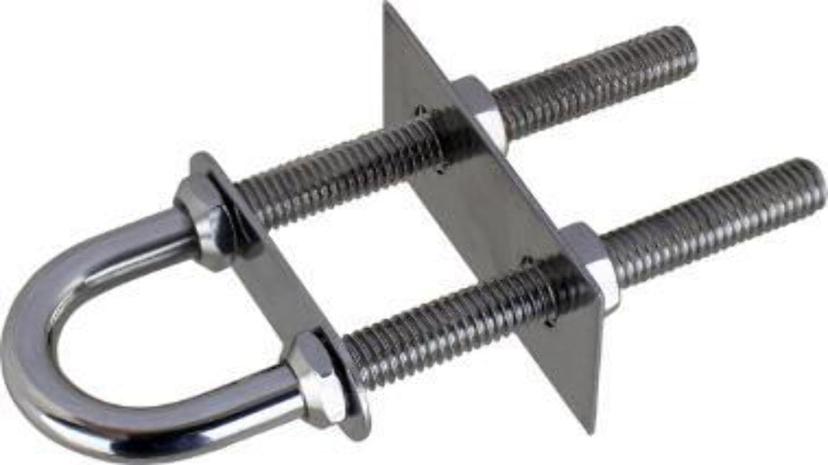 SEA-DOG 080187-1 LINE Stern Eye, 1/2IN x 4-3/4IN SS 304 Bow Eye