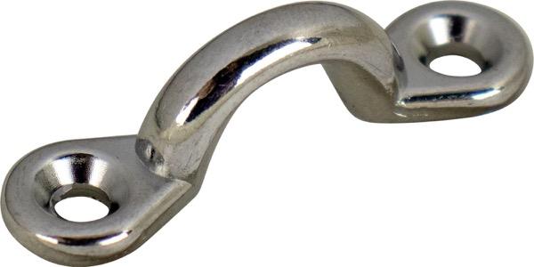 SEA-DOG 081242-1 CHROME ZINC PAD EYE 3/8, Pad Tie Down Mount; Chrome Plated Zinc; 3/8 x 1/2 Inch Eye Size; Set Of 5 - The Twister Group Tools product