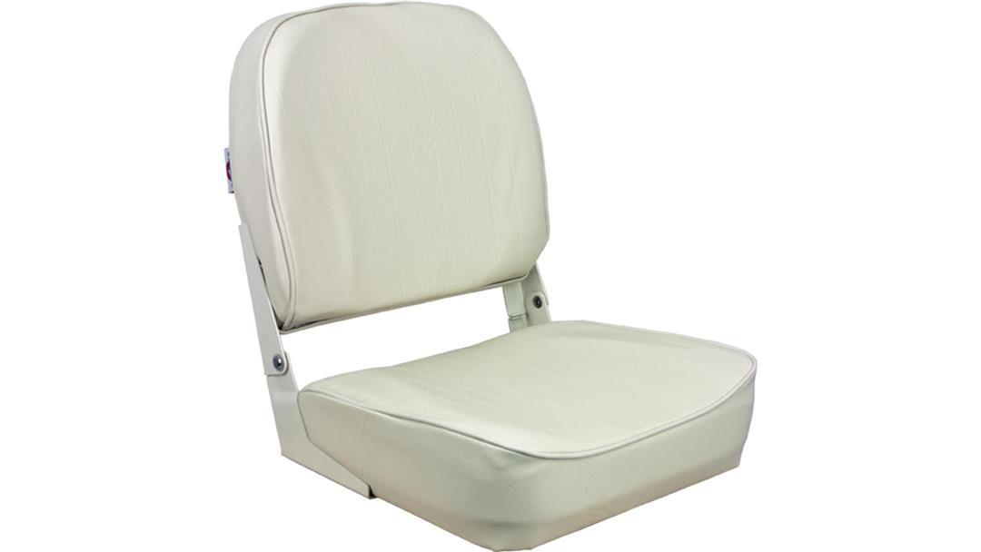 SPRINGFIELD 1040629 Economy Folding Seat - White - High quality product image showing SPRINGFIELD 1040629 Economy Folding Seat - White details and features