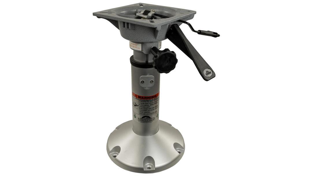 SPRINGFIELD 1250100L1 Marine 1250100-L1 Mainstay Regular 2-3/8 INCH Air-Powered Pedestal - 14 INCH-20 INCH, Swivel - High quality product image showing SPRINGFIELD 1250100L1 Marine 1250100-L1 Mainstay Regular 2-3/8 INCH Air-Powered Pedestal - 14 INCH-20 INCH, Swivel details and features