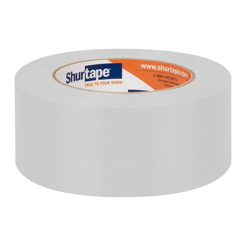 SHURTAPE 105745 PE 901 STW 48MM X 33M-24 RLS, Used For Seaming And Sealing Applications Across Variety Of Surfaces; Synthetic Rubber Based Adhesive; 108 Foot Length x 1.88 Inch Width x 9 Mil Thickness; Watertight Seal; White; Polyethylene Film Backing