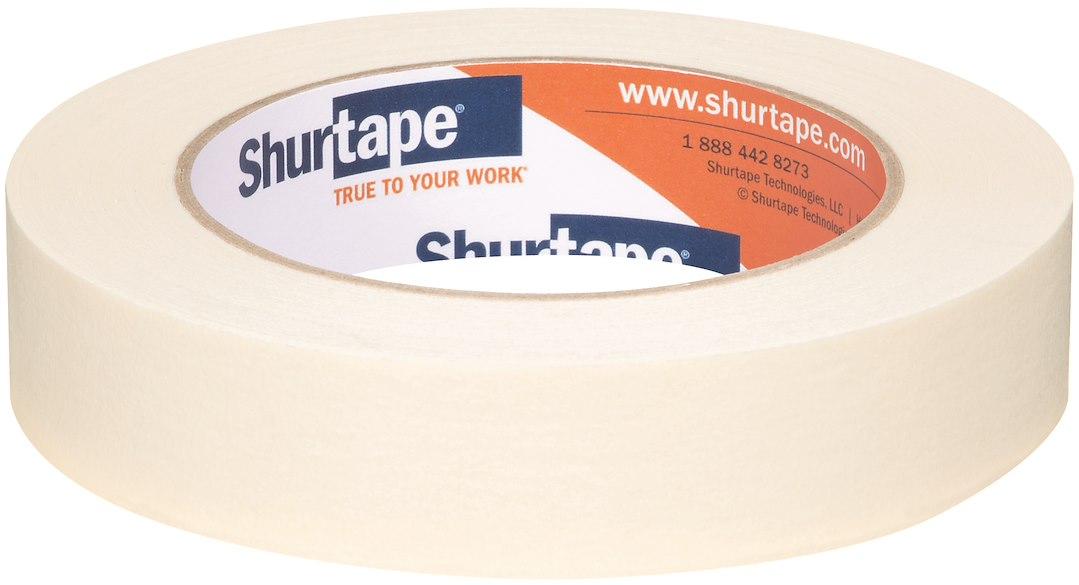 SHURTAPE 140431 CP 105 NAT-24MM X 55M- 36 RLS, General Purpose Grade; Used For Non-Critical Bundling And Labeling Applications; 0.94 Inch Width x 60 Yard Length; Natural; Rubber Adhesive With Crepe Paper Backing; Single - The Twister Group Tools product