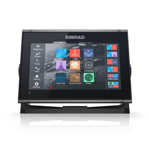 SIMRAD 000-13210-002 GO9 XSE C-MAP DISCOVER NO XDCR, 9 Inch Color LCD Display; 800 x 480 Pixels Resolution; Touchscreen Interface; 9.56 Inch Width x 6.71 Inch Height x 3.26 Inch Depth; IPX6/ 7 Rating Waterproof; For Use With NMEA 2000 Compatible - Product image