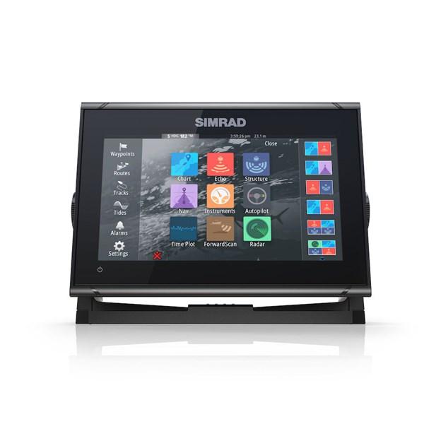 SIMRAD 000-13211-002 GO9XSEC-MAPDISCOVERMID/HI/DWNXDCR, 9 Inch Color LCD Display; 800 x 480 Pixels Resolution; Touchscreen Interface; 9.56 Inch Width x 6.71 Inch Height x 3.26 Inch Depth; IPX6/ 7 Rating Waterproof; For Use With NMEA 2000 Compatible - High quality product image showing SIMRAD 000-13211-002 GO9XSEC-MAPDISCOVERMID/HI/DWNXDCR, 9 Inch Color LCD Display; 800 x 480 Pixels Resolution; Touchscreen Interface; 9.56 Inch Width x 6.71 Inch Height x 3.26 Inch Depth; IPX6/ 7 Rating Waterproof; For Use With NMEA 2000 Compatible details and features