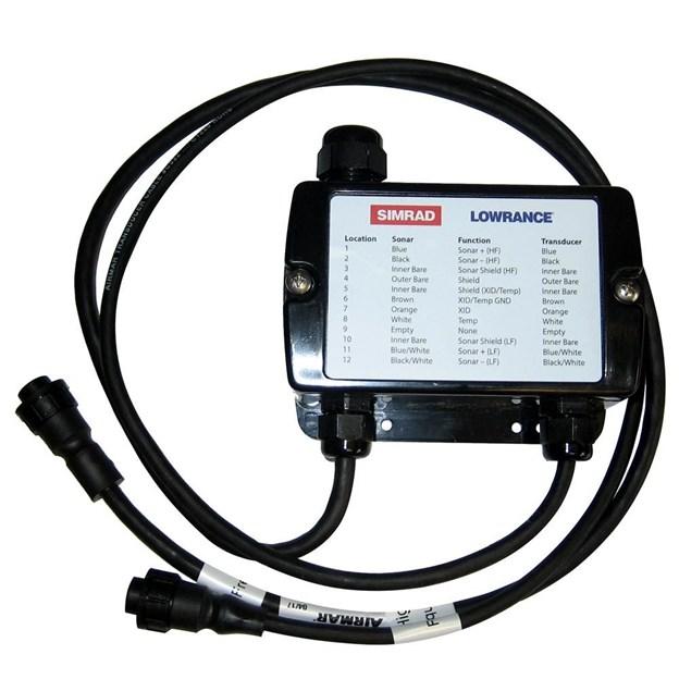 SIMRAD 000-13262001 XSONIC Pigtail XDCR Wiring Block Adapter - High quality product image showing SIMRAD 000-13262001 XSONIC Pigtail XDCR Wiring Block Adapter details and features