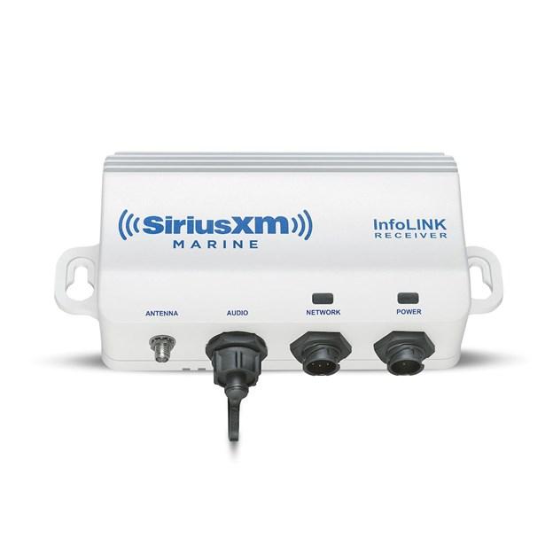 SIMRAD 000-14970001 WM-4 SiriusXM Marine Satellite Weather/Audio Receiver with Shakespeare SRA-50 Antenna - High quality product image showing SIMRAD 000-14970001 WM-4 SiriusXM Marine Satellite Weather/Audio Receiver with Shakespeare SRA-50 Antenna details and features