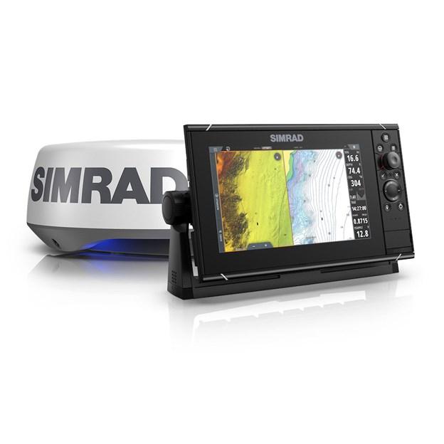 SIMRAD 000-15554-001 NSS9EVO3SC-MAPMFD/FFW/HALO20+RADAR, 9 Inch Display; 1280 x 720 Pixels Resolution; Keypad Or Touchscreen Interface; 11.3 Inch Length x 3.5 Inch Width x 6.55 Inch Height; IPX6/ IPX7 Rating Waterproof; NMEA 0183 Compatible - High quality product image showing SIMRAD 000-15554-001 NSS9EVO3SC-MAPMFD/FFW/HALO20+RADAR, 9 Inch Display; 1280 x 720 Pixels Resolution; Keypad Or Touchscreen Interface; 11.3 Inch Length x 3.5 Inch Width x 6.55 Inch Height; IPX6/ IPX7 Rating Waterproof; NMEA 0183 Compatible details and features