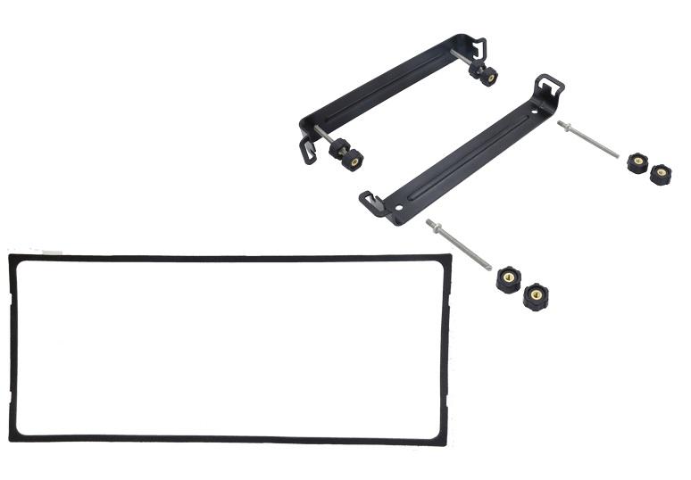SIMRAD 000-16222-001 NSX 3015UW REAR MOUNT KIT, Use To Mount 15 Inch NSX Ultrawide Multi-Function Display; Black; Rear Mount Bracket; With 2 Threaded Studs/ 8 Thumb Nuts/ Foam Gasket - High quality product image showing SIMRAD 000-16222-001 NSX 3015UW REAR MOUNT KIT, Use To Mount 15 Inch NSX Ultrawide Multi-Function Display; Black; Rear Mount Bracket; With 2 Threaded Studs/ 8 Thumb Nuts/ Foam Gasket details and features