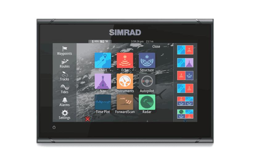 SIMRAD 000-16294-001 GO9XSE 83/200 TM XD/CMAP DISCOVER/H, 9 Inch Super-Bright Widescreen Display; 480 x 800 Pixel Resolution; Multi-Touch Interface; Built In Wi-Fi/ Echosounder/ Sonar; 1 Micro-C Male Port - High quality product image showing SIMRAD 000-16294-001 GO9XSE 83/200 TM XD/CMAP DISCOVER/H, 9 Inch Super-Bright Widescreen Display; 480 x 800 Pixel Resolution; Multi-Touch Interface; Built In Wi-Fi/ Echosounder/ Sonar; 1 Micro-C Male Port details and features
