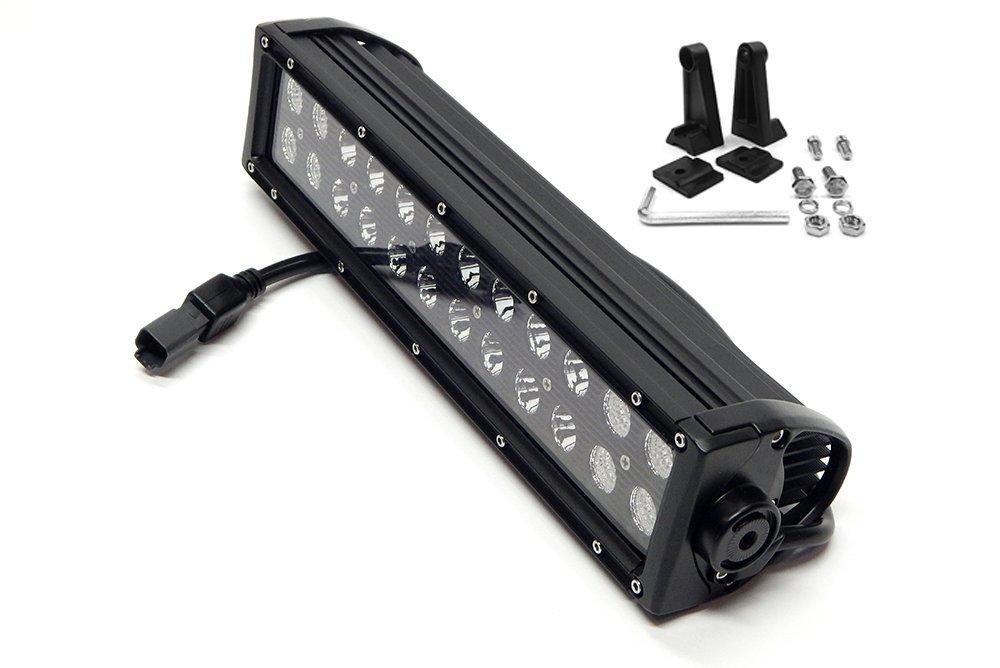 SOUTHERN TRUCK 75015 INCH15 INCH INCH LED Light Bar (Face Str, Dbl Row, Combo Flood/Beam 72w/DT Harness 79900/5,760 Lumens) INCH, black series - High quality product image showing SOUTHERN TRUCK 75015 INCH15 INCH INCH LED Light Bar (Face Str, Dbl Row, Combo Flood/Beam 72w/DT Harness 79900/5,760 Lumens) INCH, black series details and features