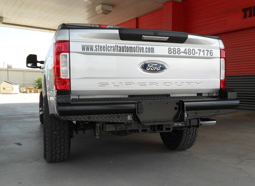 STEELCRAFT HD21380 HD REAR BUMPER REPLACEMENTS BLACK