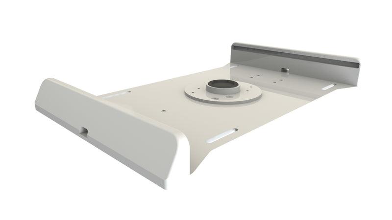 SEAVIEW ADAG3 MOD TOP PLATE FOR STLK STD, For Use With Starlink Standard Gen 3 Antenna; Modular Top Plate; Fits Modular Pedestal Mount; White; Aluminum Plate/ Polyethylene End Cap; 25.44 Inch Length x 15-1/2 Inch Width; With Water Proof Grommet