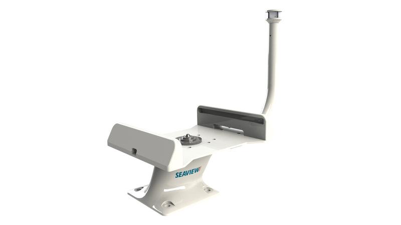 SEAVIEW ADAMINI MOD TOP PLATE FOR STLK MINI, For Use With Starlink Mini Antenna; Modular Top Plate; Fits Marine Modular Mount; White; Aluminum Plate/ Polyurethane End Cap; 14.45 Inch Length x 10.88 Inch Width x 2.81 Inch Height
