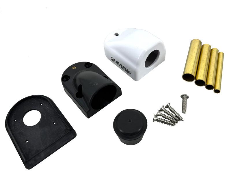 SEAVIEW CG2090W WHITE HORIZONTAL CABLE SEAL (90 DEG, Fits Cable Diameter Up To 0.53 Inch; 90 Degree; Plastic; White