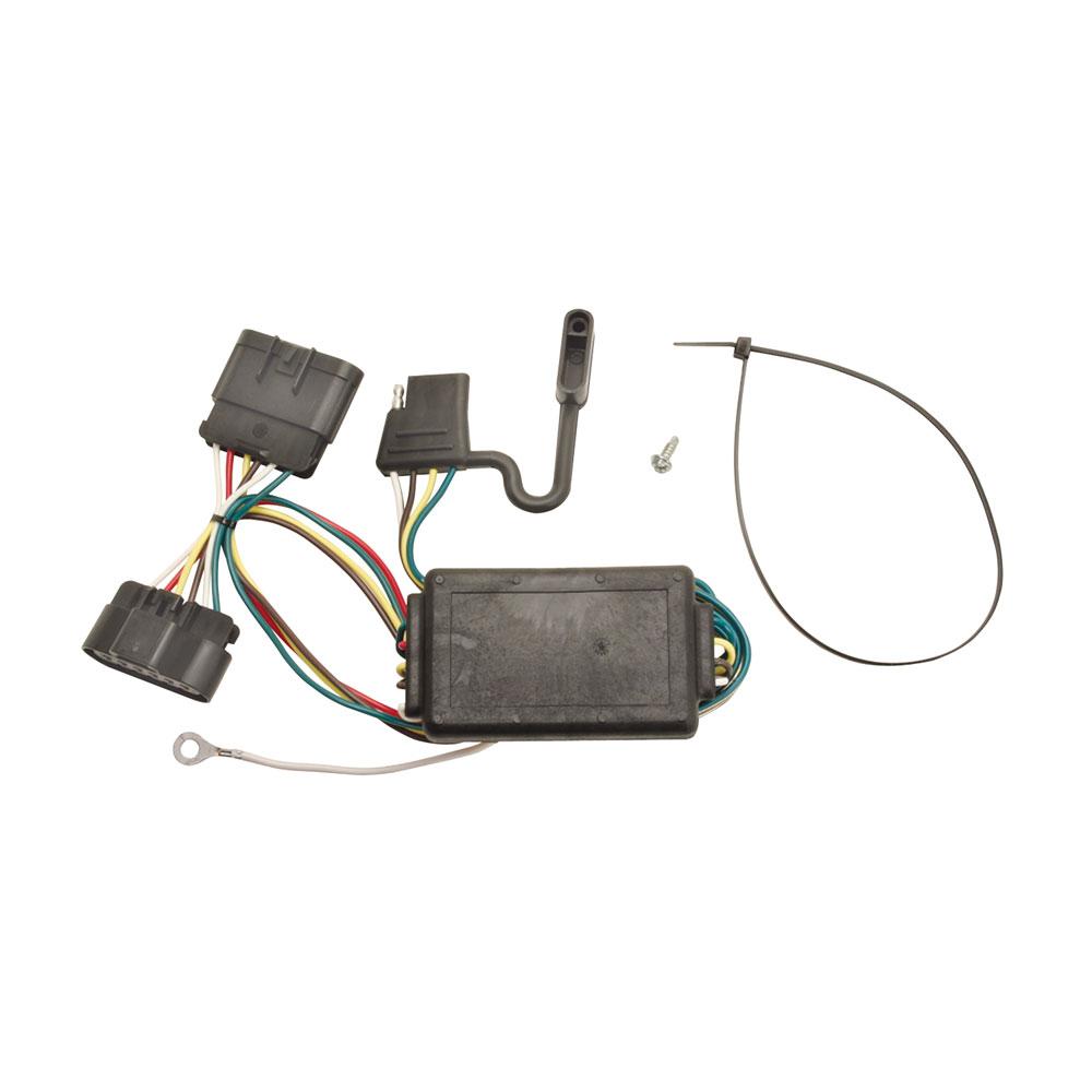 TEKONSHA 118301 T-One T-Connector Harness,4-Way Flat,w/Circuit Protected Converter Black - High quality product image showing TEKONSHA 118301 T-One T-Connector Harness,4-Way Flat,w/Circuit Protected Converter Black details and features