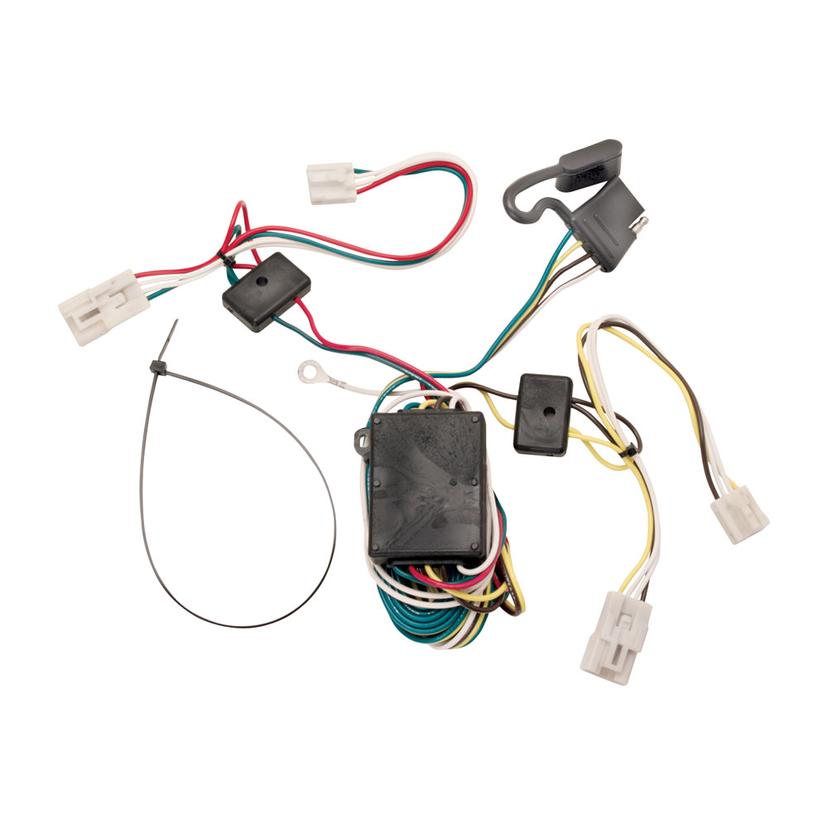 TEKONSHA 118304 T-One T-Connector Harness, 4-Way Flat, w/Converter, Compatable with 2004-2010 Toyota Sienna Black