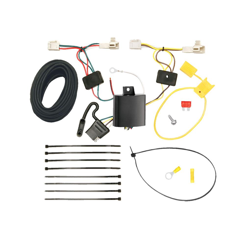 TEKONSHA 118482 T-One T-Connector Harness, 4-Way Flat, Compatible with Select Mitsubishi Outlander : Toyota Avalon, Camry, Camry Hybrid, Venza,Black - High quality product image showing TEKONSHA 118482 T-One T-Connector Harness, 4-Way Flat, Compatible with Select Mitsubishi Outlander : Toyota Avalon, Camry, Camry Hybrid, Venza,Black details and features