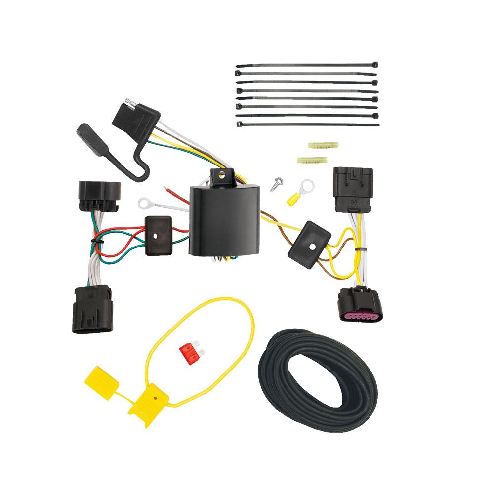 TEKONSHA 118497 T-One T-Connector Harness, 4-Way Flat, Compatible with Select Buick Lacrosse - High quality product image showing TEKONSHA 118497 T-One T-Connector Harness, 4-Way Flat, Compatible with Select Buick Lacrosse details and features