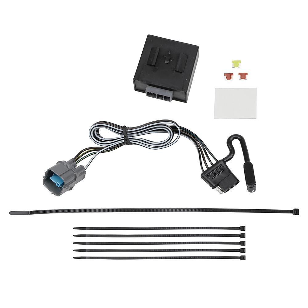 TEKONSHA 118778 T-One T-Connector Harness, 4-Way Flat, Compatible with Select Honda Ridgeline,Black - High quality product image showing TEKONSHA 118778 T-One T-Connector Harness, 4-Way Flat, Compatible with Select Honda Ridgeline,Black details and features