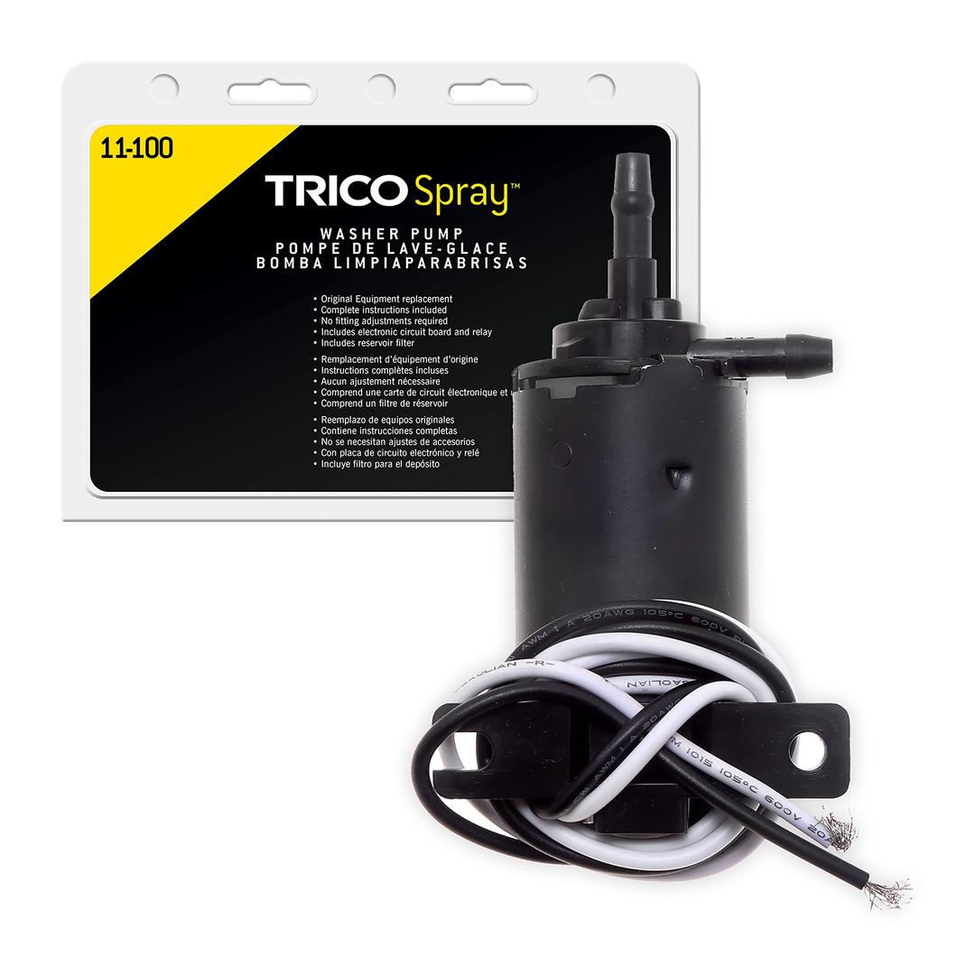 TRICO 11-100 Universal Windshield washer pump Automotive Replacement, Easy Install,Black - The Twister Group Tools product
