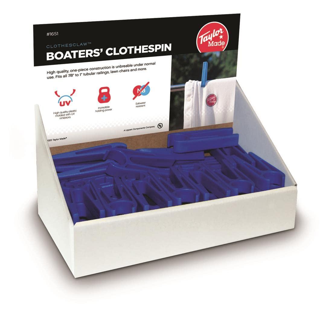 TAYLOR MADE 1651 BOATERS CLOTHSPIN DISPLAY BOX W 48 - The Twister Group Tools product