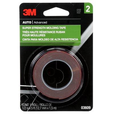 3M 03609 MOLDING Tape 1/2 INCHX5